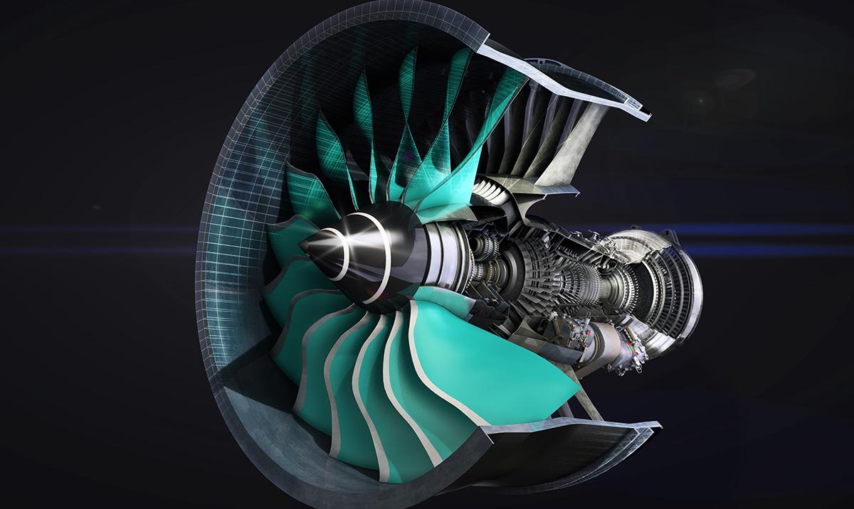 Simulated turbine