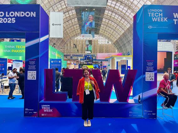 Magdalena Drafiova, EIDF Collaboration Manager, EPCC, The University of Edinburgh - at the LTW25