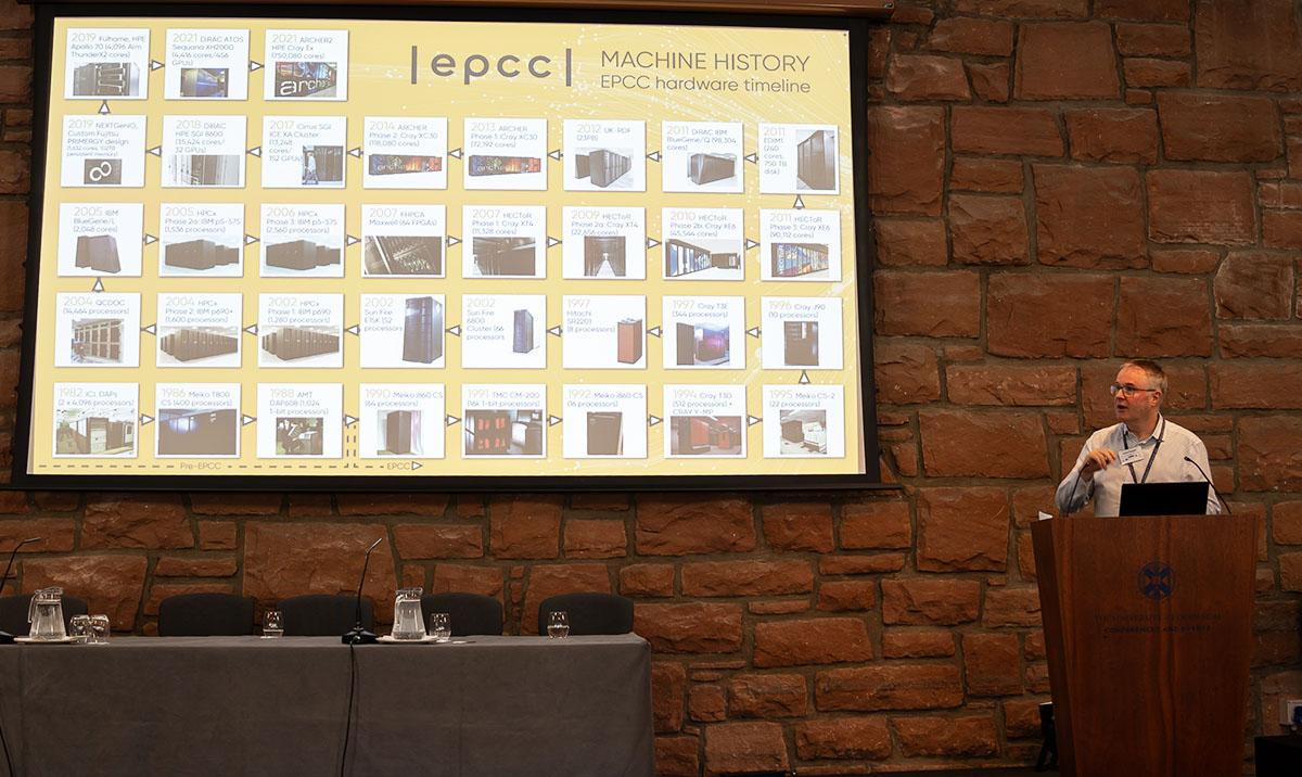 Mark Parsons gives keynote talk