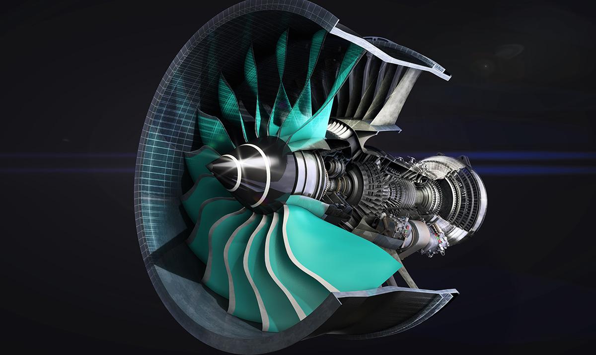 Simulation of Rolls Royce turbine ASiMOV
