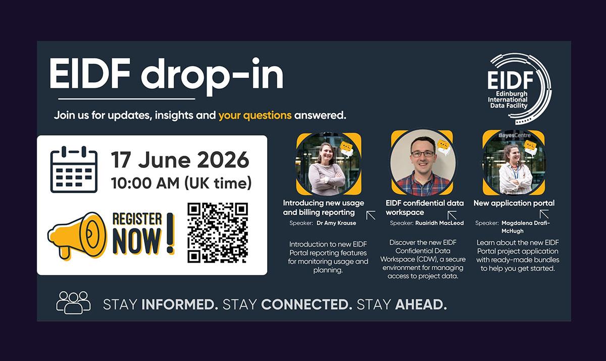 Montage promoting EIDF drop-in on 17 June 2026