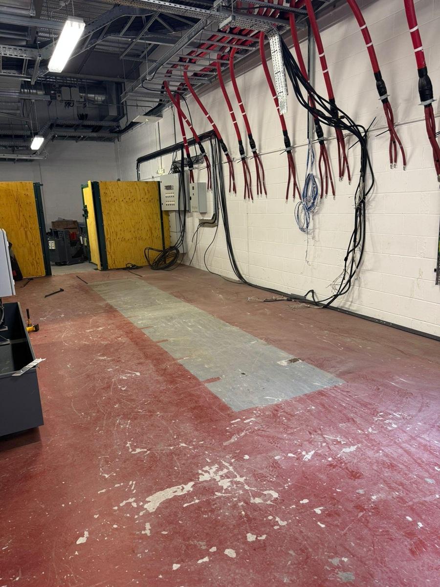 switchgear in place
