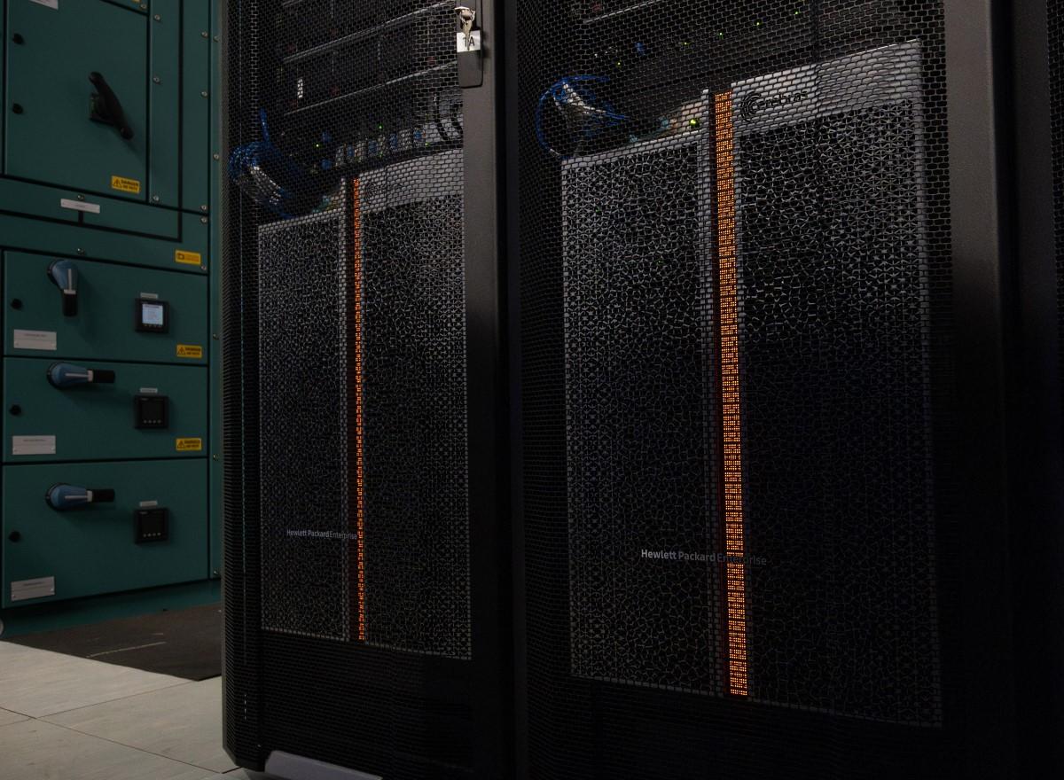 Two Cerebras CS-2 units side-by-side in a datacentre.
