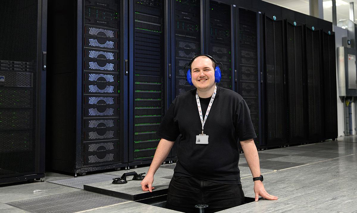 Max Jones, EPCC data centre technician