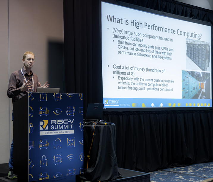 Giving a talk at the RISC-V summit