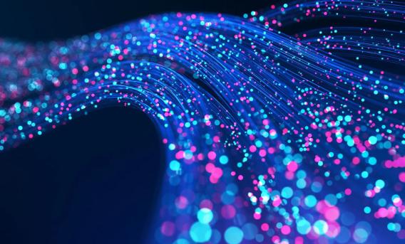 Abstract image suggesting flow of data
