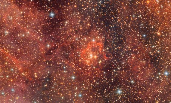 The open star cluster Bochum 14 as imaged by NSF–DOE Vera C. Rubin Observatory. Credit: RubinObs/NOIRLab/SLAC/NSF/DOE/AURA