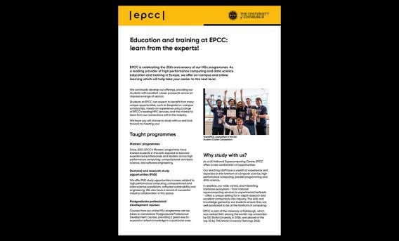 Education flyer web preview 2026