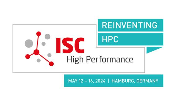 Logo with text "ISC High Performance | Reinventing HPC"