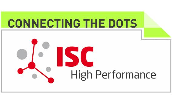 ISC High Performance logo with text "Connecting the dots"