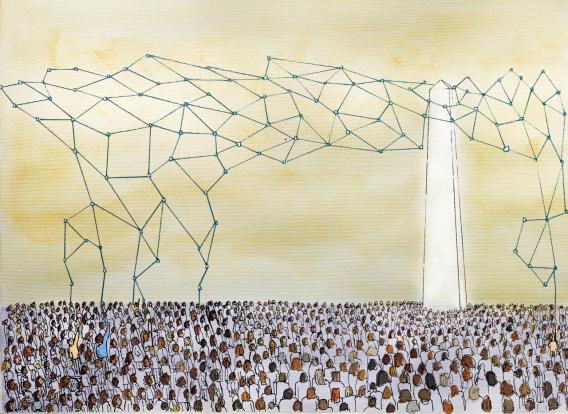 Jamillah Knowles & We and AI / Better Images of AI / People and Ivory Tower AI 2 / CC-BY 4.0