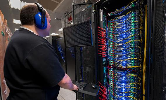 Max Jones, ACF data centre technician 