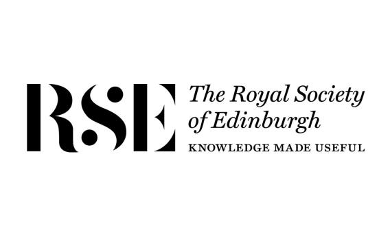 RSE horizontal logo. Black text on white: "RSE" beside "The Royal Society of Edinburgh" and "Knowledge made useful".