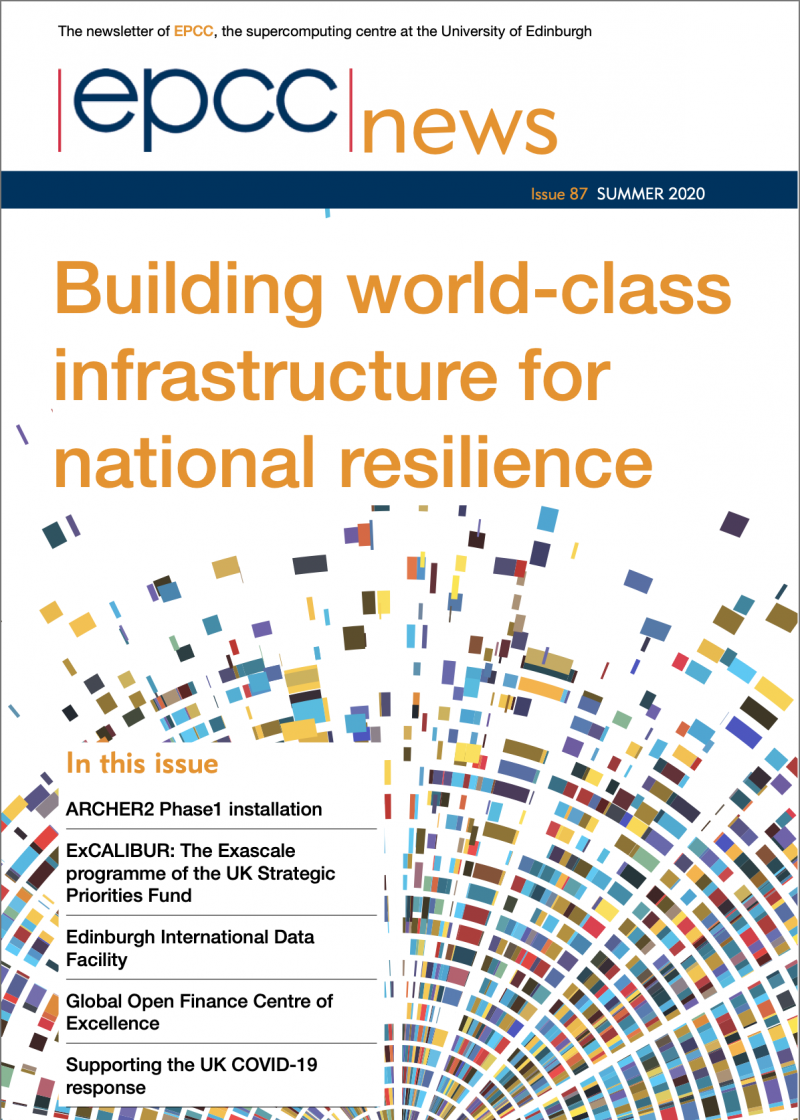 EPCC News: Building world-class infrastructure for national resilience